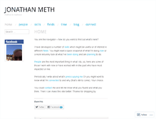 Tablet Screenshot of jonathanmeth.com